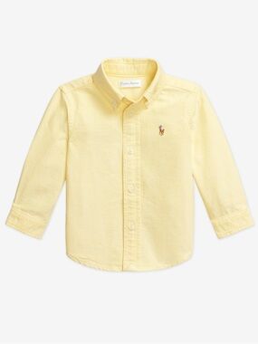 Ralph Lauren | Boys Butter Yellow | Classic Oxford Button-Down Shirt | 6